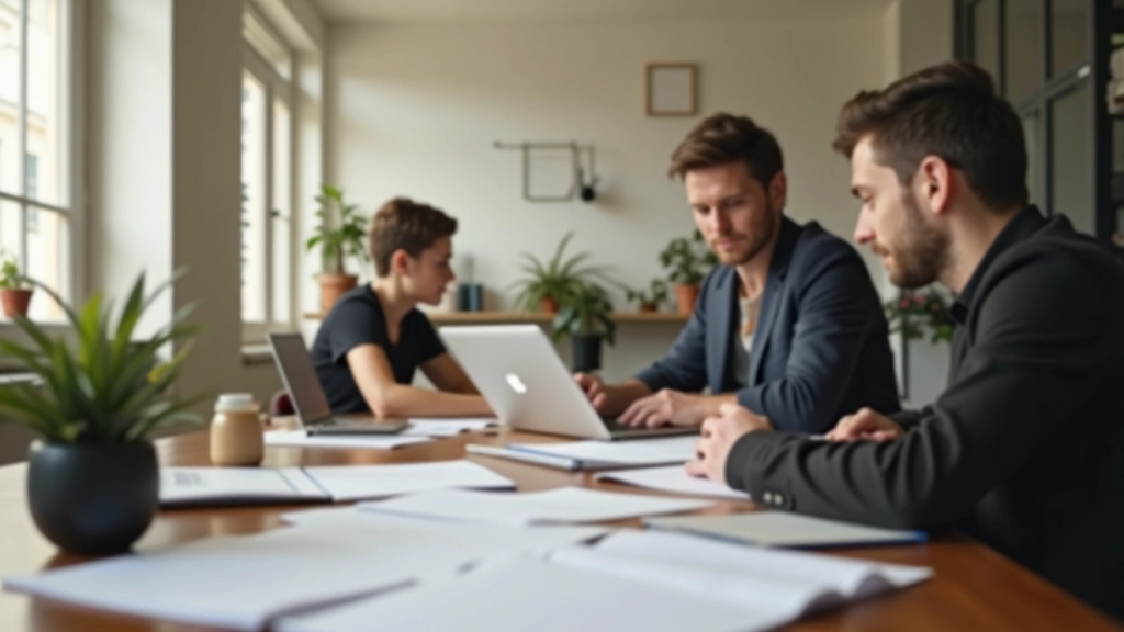 Espace de travail montrant notes et documents de négociation salariale