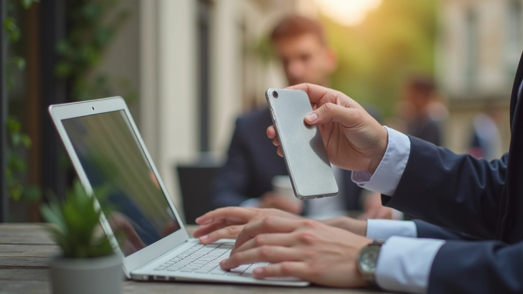 Ordinateur portable affichant plusieurs plateformes de travail numériques