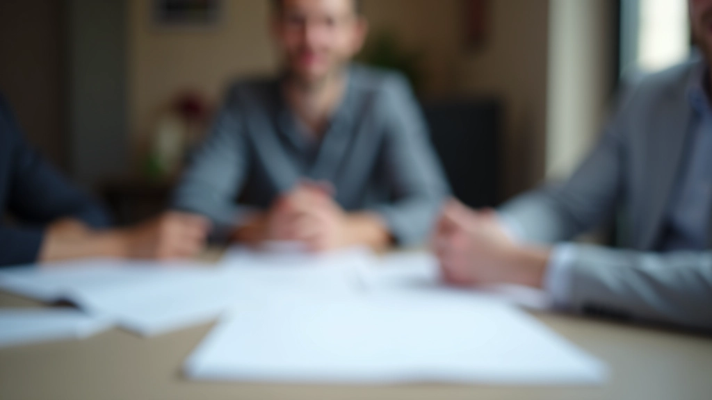 Personne dans une réunion professionnelle, documents sur la table